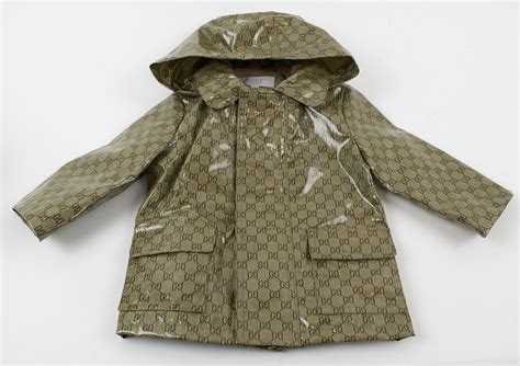 baby gucci raincoat|gucci tiger rain jacket.